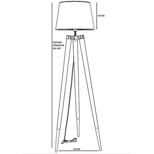 8578-7 Grey
Walnut Floor Lamp slika 3