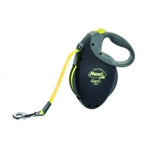 FLEXI GIANT VODILICA ZA PSE NEON/CRNA, L 8m, 50kg