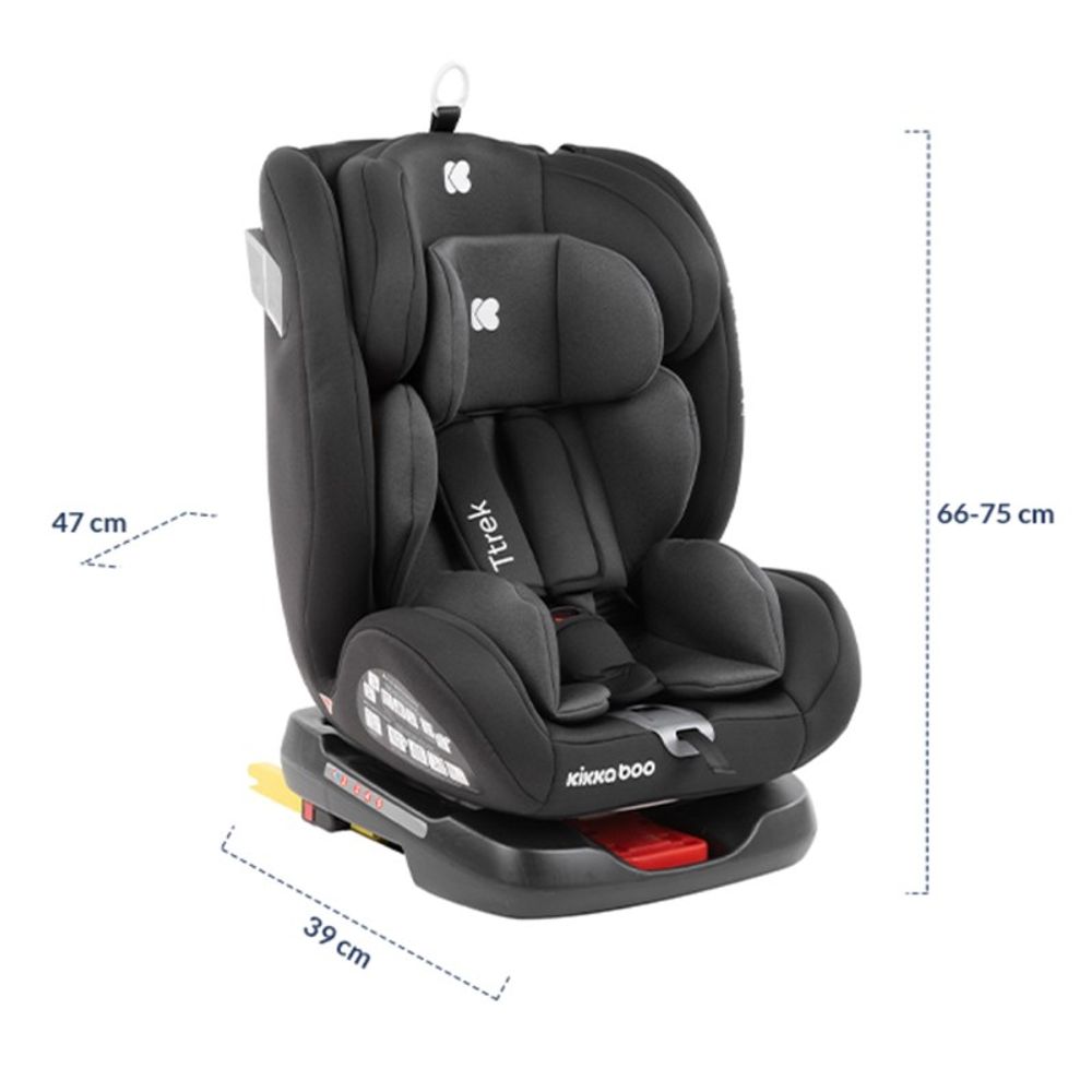 Kikka Boo Rotirajuća Autosjedalica Ttrek 0-36kg Isofix Black 2020 slika 9