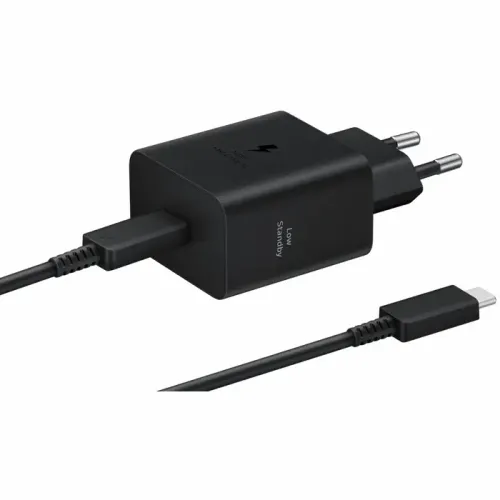 Samsung brzi kućni punjač 45W+USB Type-C kabe,crni EP-T4511XBEGEU slika 1