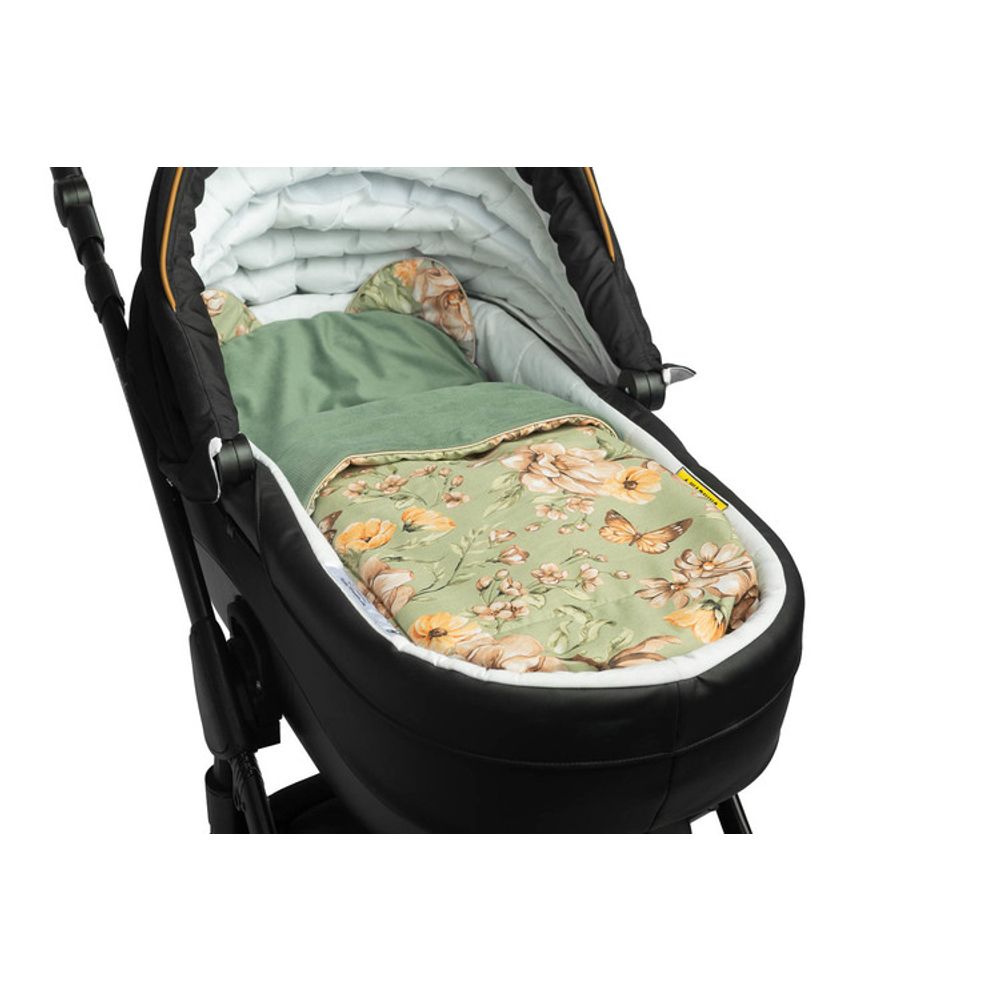 Baršunasti set za kolica – zeleni slika 4