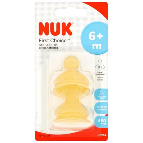 Nuk dude za bočice First Choice Plus latex 6 mj +, veličina S  slika 1