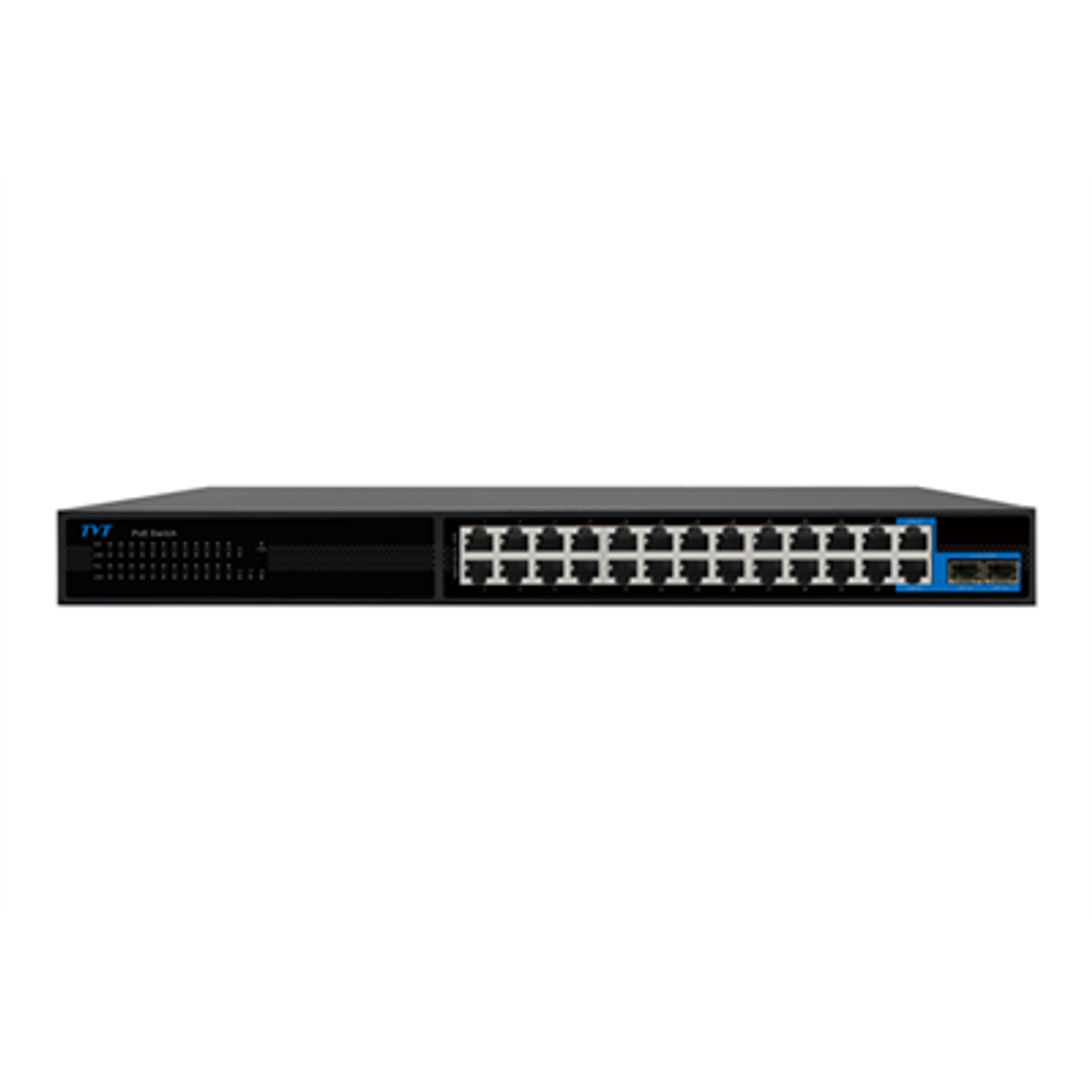 TVT PoE Switch 24-Portni TD-B2224S1-PGS slika 1
