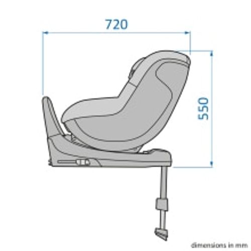 Maxi-Cosi Autosjedalica Pearl S, Grupa 0+, 1 (0-18 kg) (61-105 cm) - Tonal Graphite slika 16