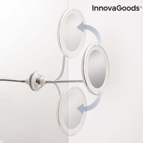 InnovaGoods Mizoom led ogledalo za povećavanje s fleksibilnom rukom i usisnom prianjaljkom  slika 5