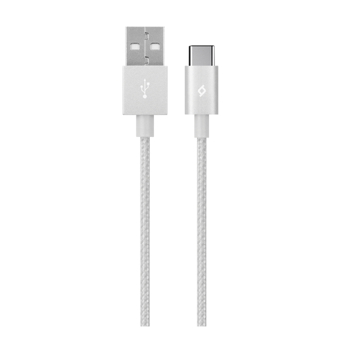 Ttec Kabel - USB-C to USB (1,20m) - Silver - Alumi Cable slika 4