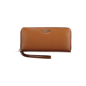 GUESS JEANS WOMEN'S WALLET BROWN