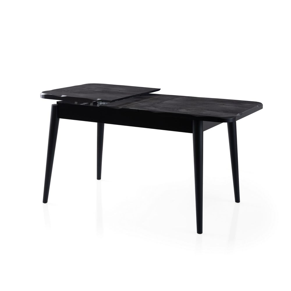 Crea - 2941 Crni Produživi Trpezarijski Sto slika 8