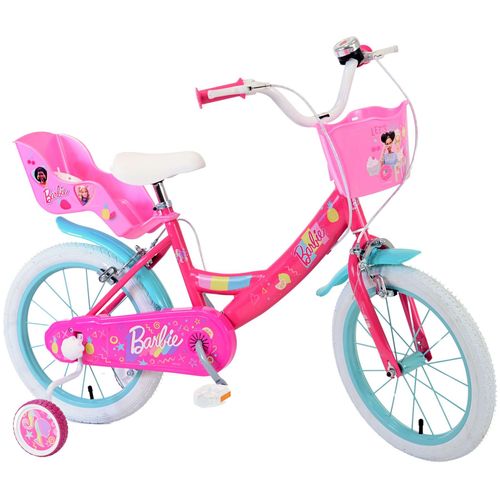 Dječji bicikl Barbie 16" s dvije ručne kočnice roza slika 2