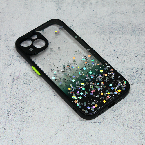 Maska Frame Glitter za iPhone 13 6.1 crna slika 1