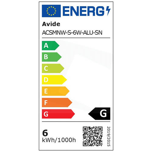 Avide Plafonjera LED, 6W, 420 lm, 4000K, IP20 - ACSMNW-S-6W-ALU-SN slika 4