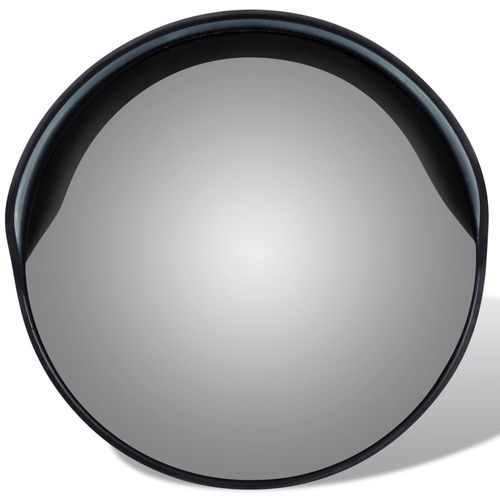 Konveksno vanjsko prometno ogledalo od PC plastike crno 30 cm slika 17