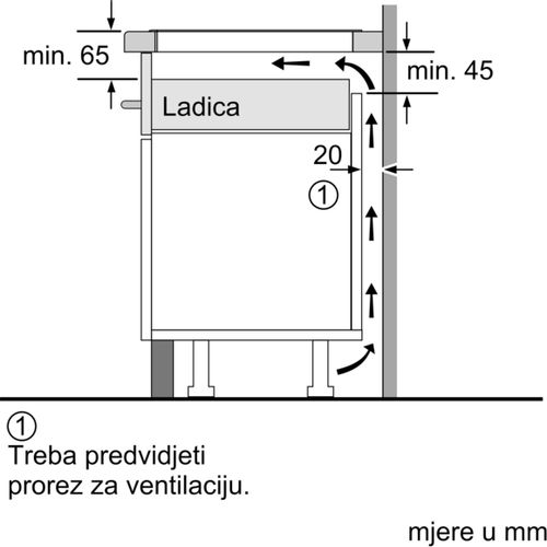 Bosch indukcijske stakloker. ploče PVS631HB1E slika 10