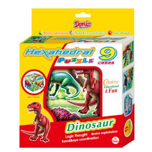 Puzzle / Slagalica od 9 kocki Dinosauri