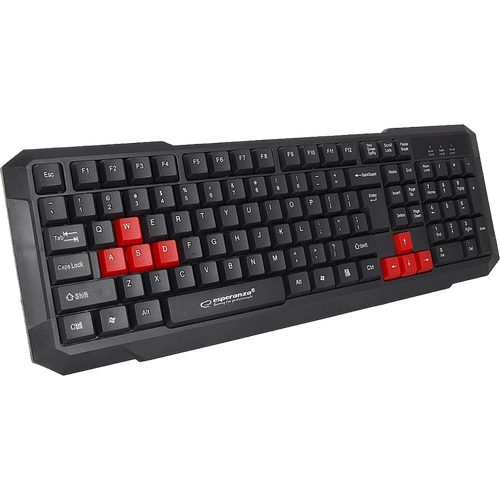 Esperanza Tastatura , gaming, USB, Aspis Red - EGK102R slika 1