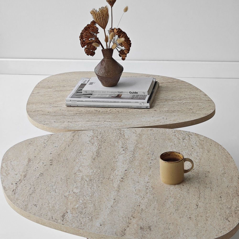 Stol za kafu Stones – boja: travertin slika 5