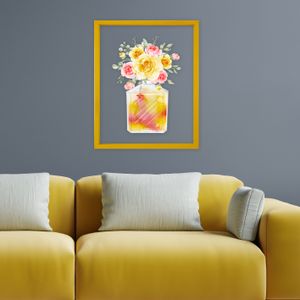 CAM811 Multicolor Decorative Framed Painting