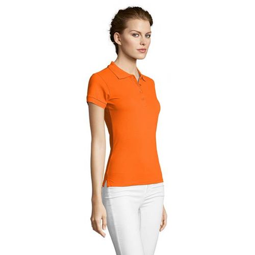 PEOPLE ženska polo majica sa kratkim rukavima - Narandžasta, XL  slika 3