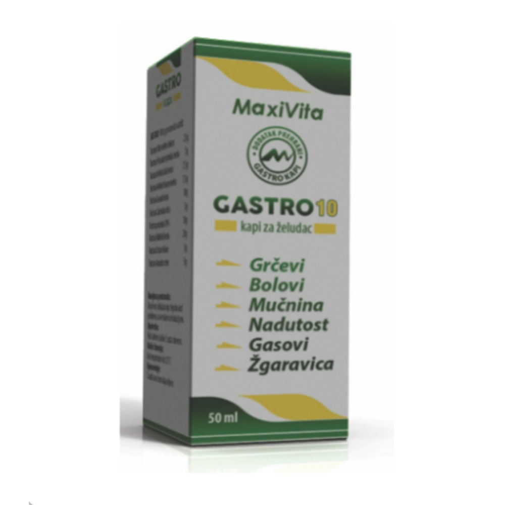 MAXIVITA KAPI GASTRO 10 50ML slika 1
