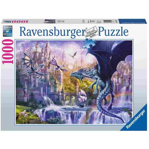 Ravensburger Puzzle zmajev grad 1000kom slika 1