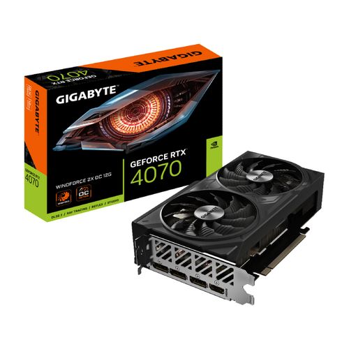 Gigabyte nVidia GeForce RTX 4070 12GB 192bit GV-N4070WF2OC-12GD grafička karta slika 1