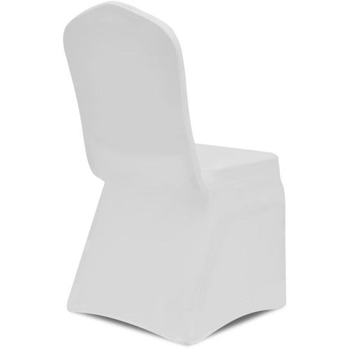 Rastezljiva navlaka za stolice 4 kom Bijela boja slika 4