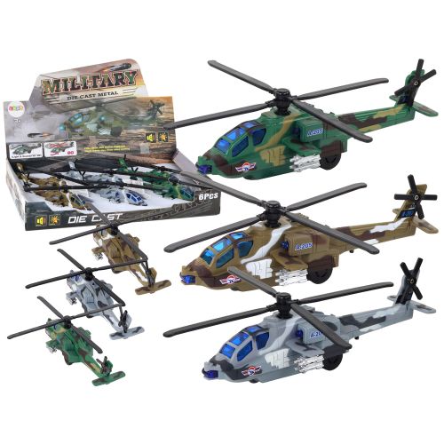 Set aluminijskih vojnih helikoptera slika 1