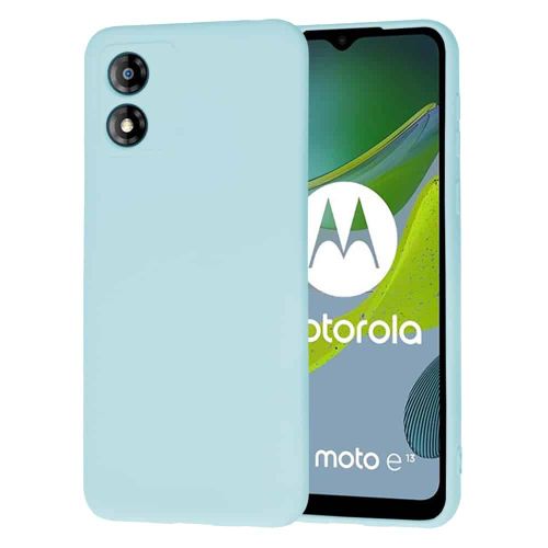 Techsuit SoftFlex silikonska maska za Motorola Moto E13 – Sea Blue slika 1