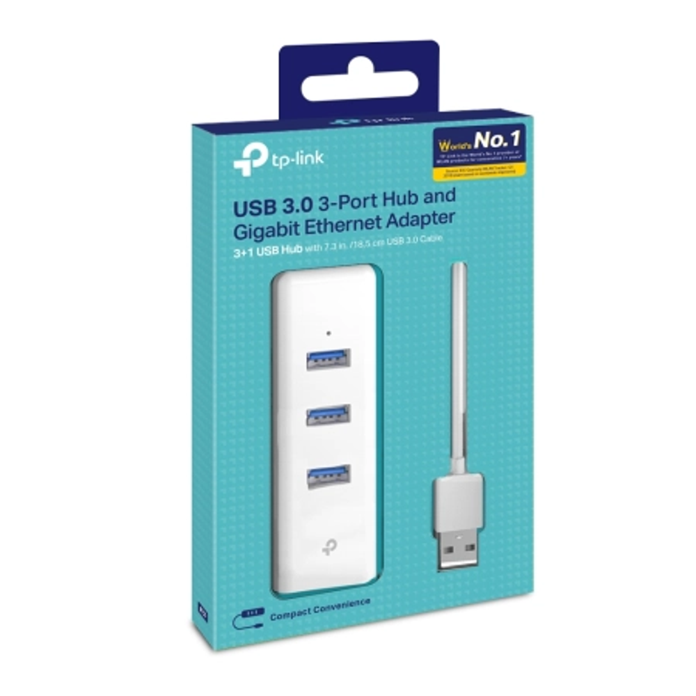 TP-Link UE330 USB 3.0 HUB 3 Ports + RJ45 Ethernet Port slika 3