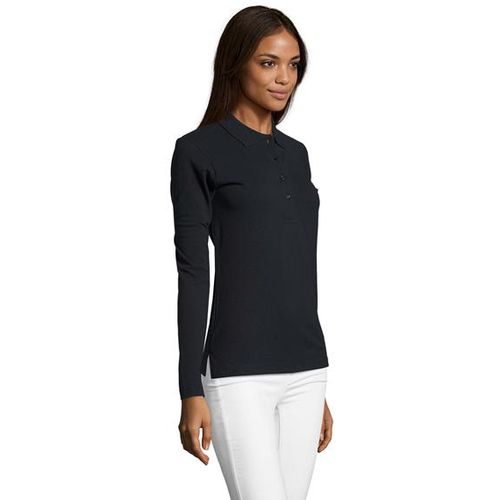 PODIUM ženska polo majica sa dugim rukavima - Teget, XL  slika 3