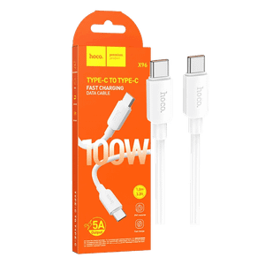hoco. USB kabl za smartphone, type C, 100W, bijela - X96 Hyper, 100W, White