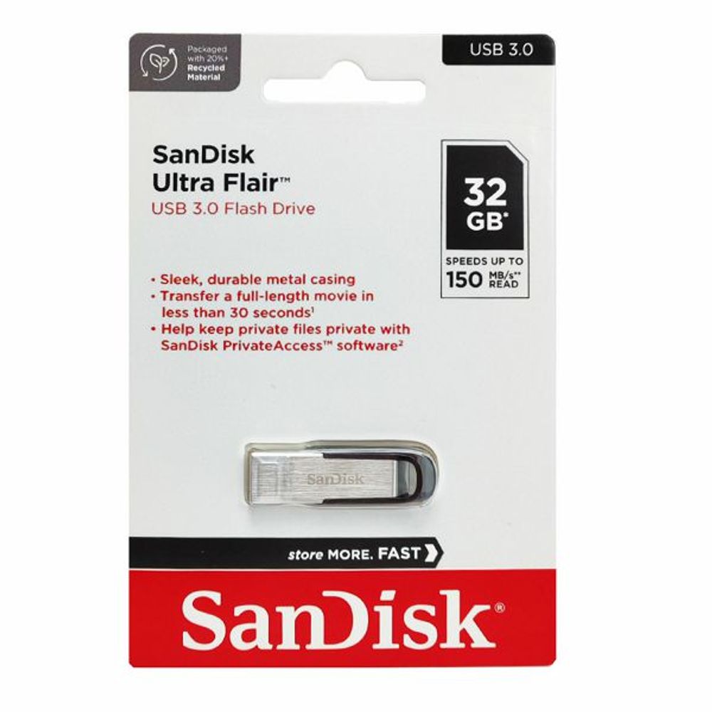 SANDISK USB 3.0 FLASH DRIVE ULTRA FLAIR 32GB slika 1
