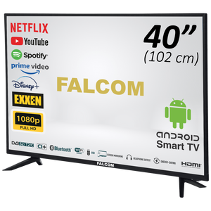 Falcom Smart LED TV@Android 40", FullHD, DVB-S2/T2/C, HDMI, WiFi - TV-40LTF022SM