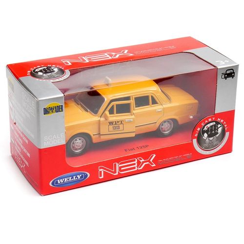 Fiat 125p TAXI žuti 1:34 slika 7