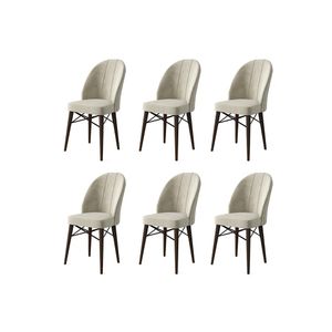 Ritim - Set stolica u krem boji (6 komada)