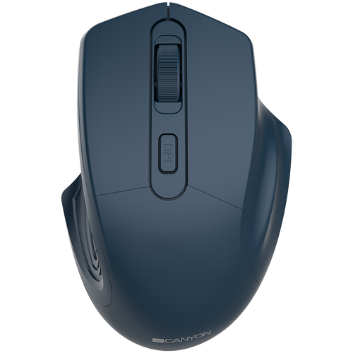 CANYON 2.4GHz Wireless Optical Mouse with 4 buttons, DPI 800/1200/1600, Dark Blue, 115*77*38mm, 0.064kg slika 1