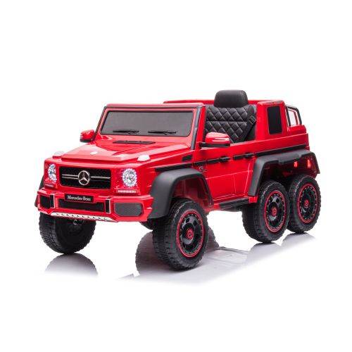 Licencirani auto na akumulator  Mercedes G63 6x6 - crveni slika 3