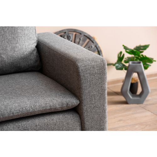 Atelier Del Sofa Fotelja, Svijetlo siva, Lungo - Light Grey slika 3