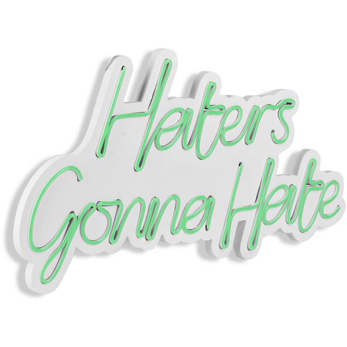 Wallity Ukrasna plastična LED rasvjeta, Haters Gonna Hate - Green slika 7
