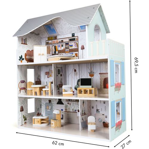 EcoToys 8301 drvena kućica Emma Residence slika 3