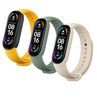 Xiaomi zamjenske narukvice za Mi Smart Band 6 Strap (3 pack), Ivory/Olive/Yellow