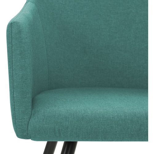 Blagovaonske stolice od tkanine 2 kom zelene slika 23