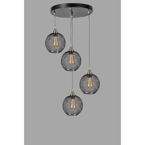 Jupiter 8721-4 Black Chandelier slika 3