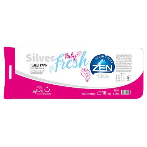 Zen toalet papir 10/1 Silver Fresh 3 sloja slika 1