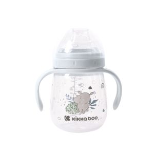 Kikka Boo bočica sa silikonskim usnikom 240ml Savanna Blue