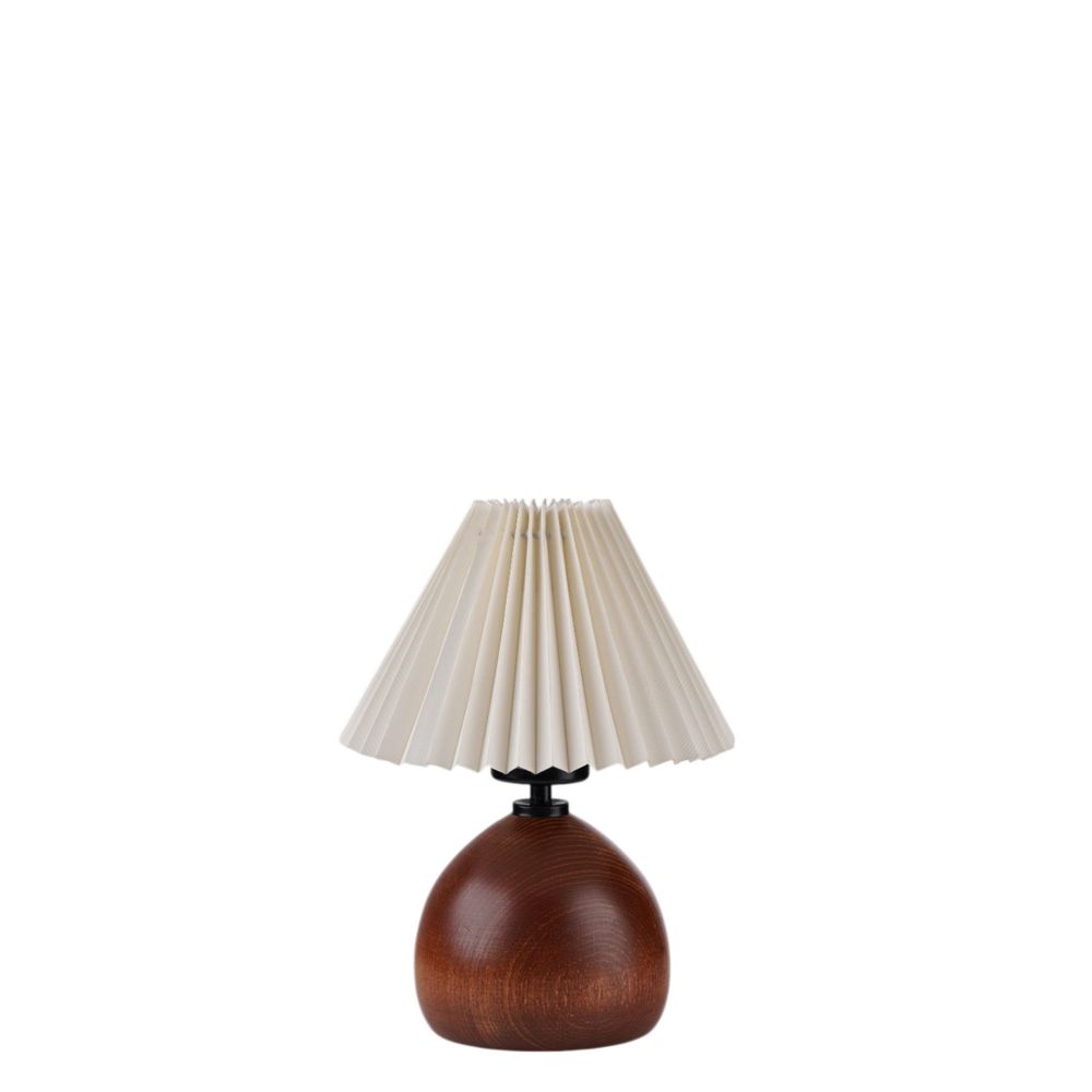 Opviq Stolna lampa 699, krem, orah slika 4