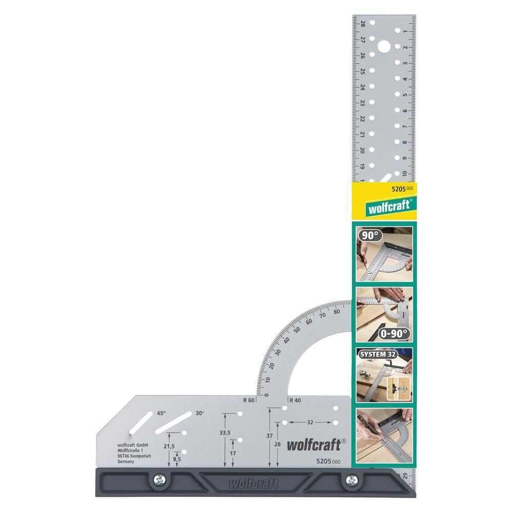 Wolfcraft Kutnik / Uglomjer Univerzalni 200 x 300 mm - 5205000 slika 13