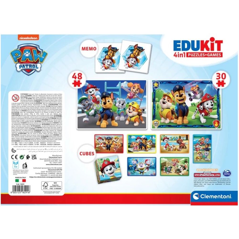 Clementoni CL18291 Edukit Set Paw Patrol 4 u 1 slika 4