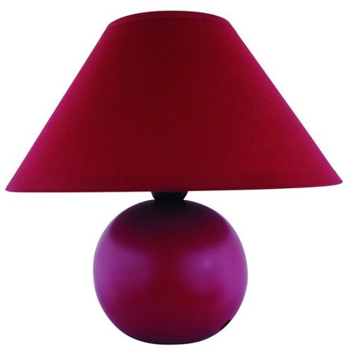 Rabalux Ariel keramička stona lampa E14 40W, crvena slika 1