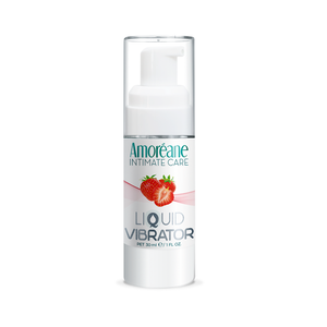 Lubrikant Amoreane Liquid Vibrator Strawberry